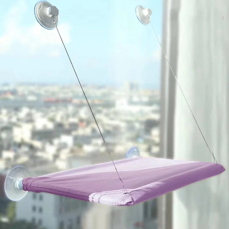 Cat Window Hammock Bed Suction Cup Space Saving Hanging Pet Bed
