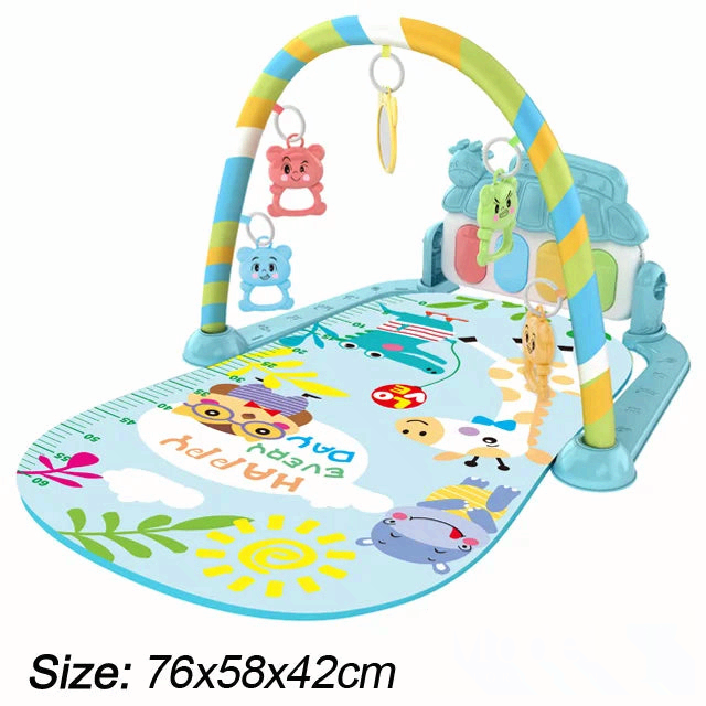 Baby Music Play Gym Piano Activity Mat for Newborns 0 to 36 Months