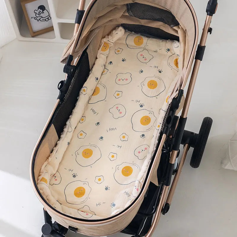 Baby Stroller Seat Cushion Soft Mattress for Pushchair Car Seat
