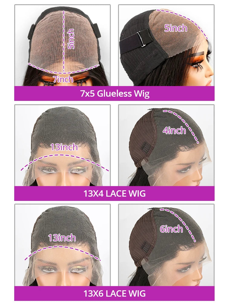 Loose Body Wave Human Hair Wig – HD Lace Front Glueless Wig for Women