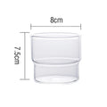 Creative Glass Coffee Cup Heat Resistant Transparent Mug for Smoothie Beer Water
