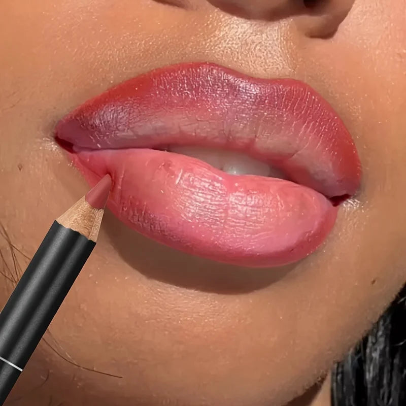 Matte Lip Liner Pencil – Long-Lasting Waterproof Lip Contour for Perfect Full Lips