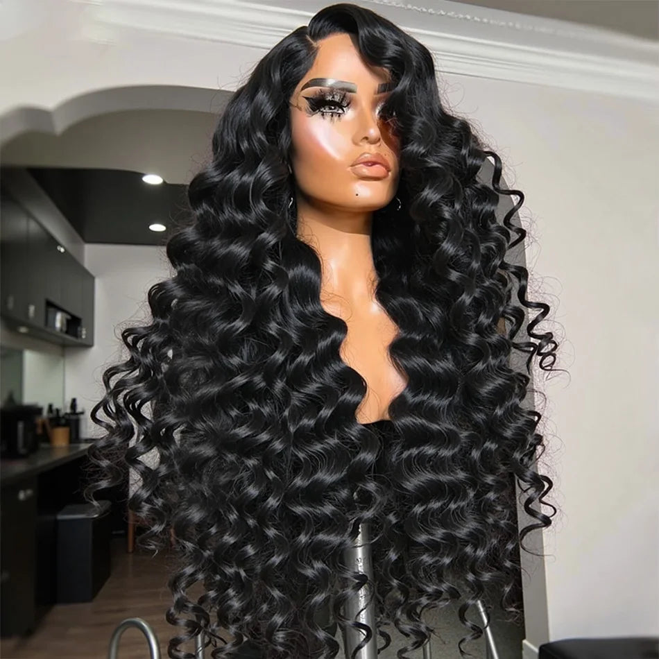Loose Body Wave Human Hair Wig – HD Lace Front Glueless Wig for Women
