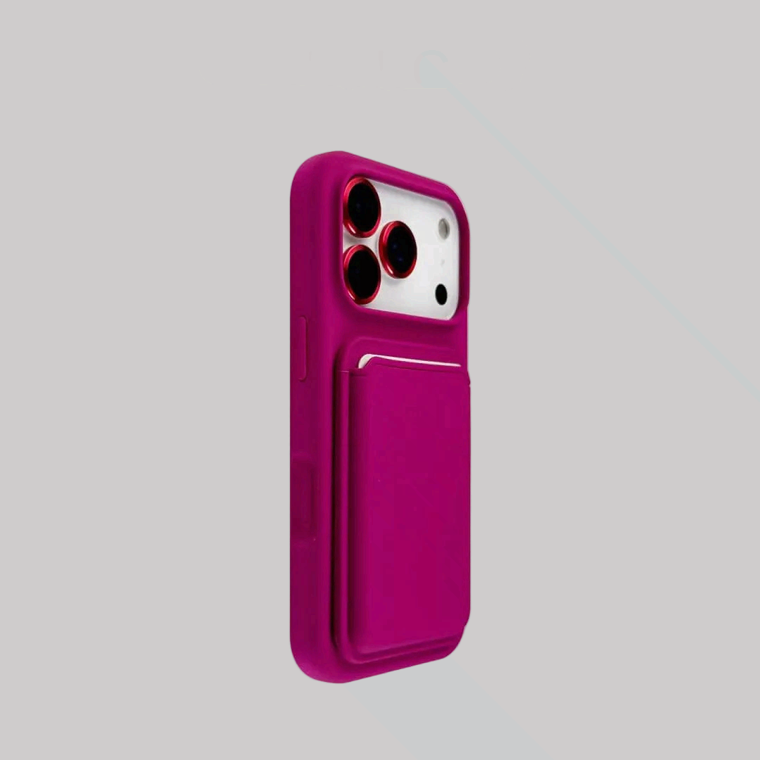 Liquid Shockproof Card Holder iPhone Case