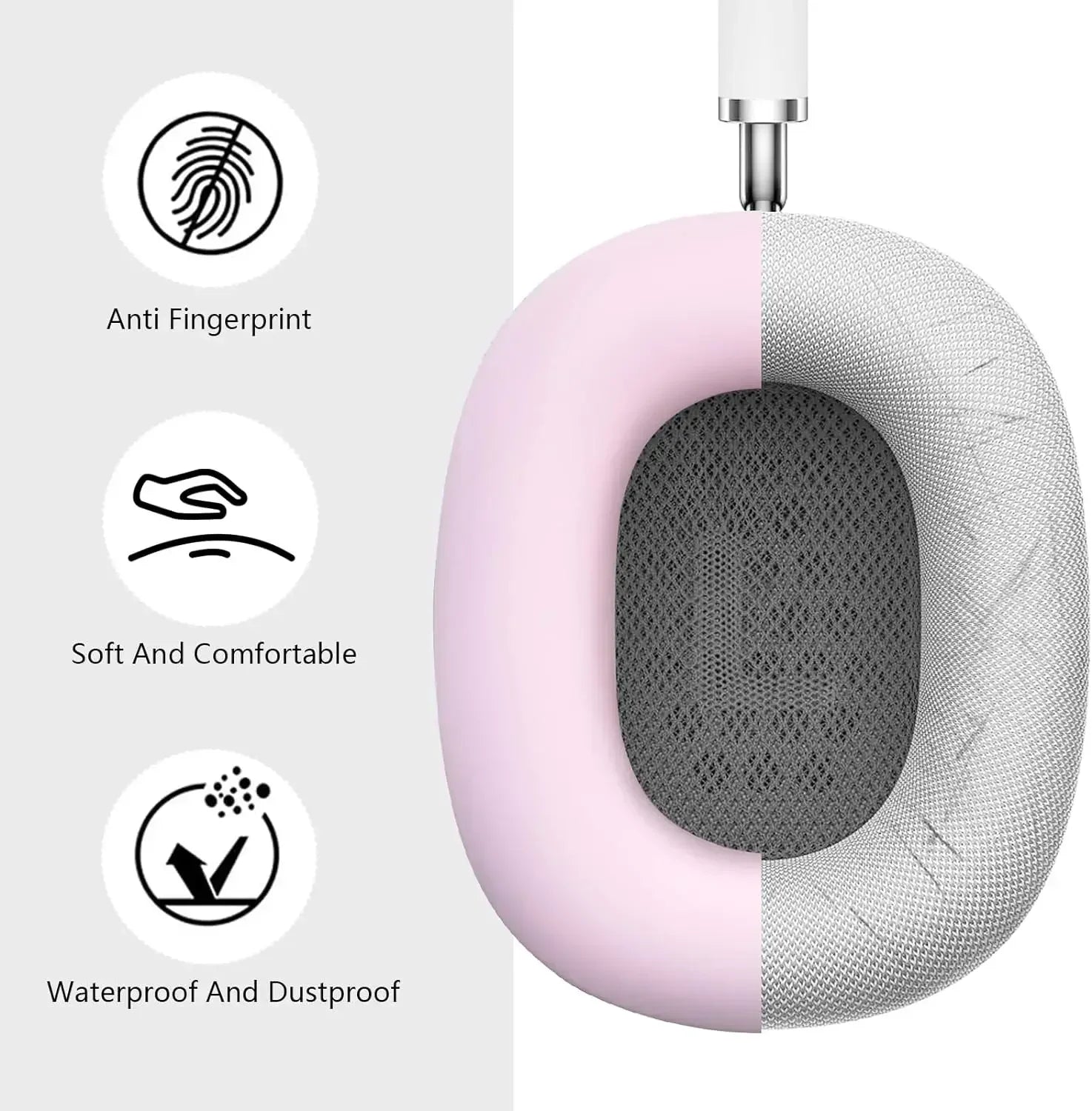 Silicone Protective Cover for AirPods Max Headphones Accessories Case
