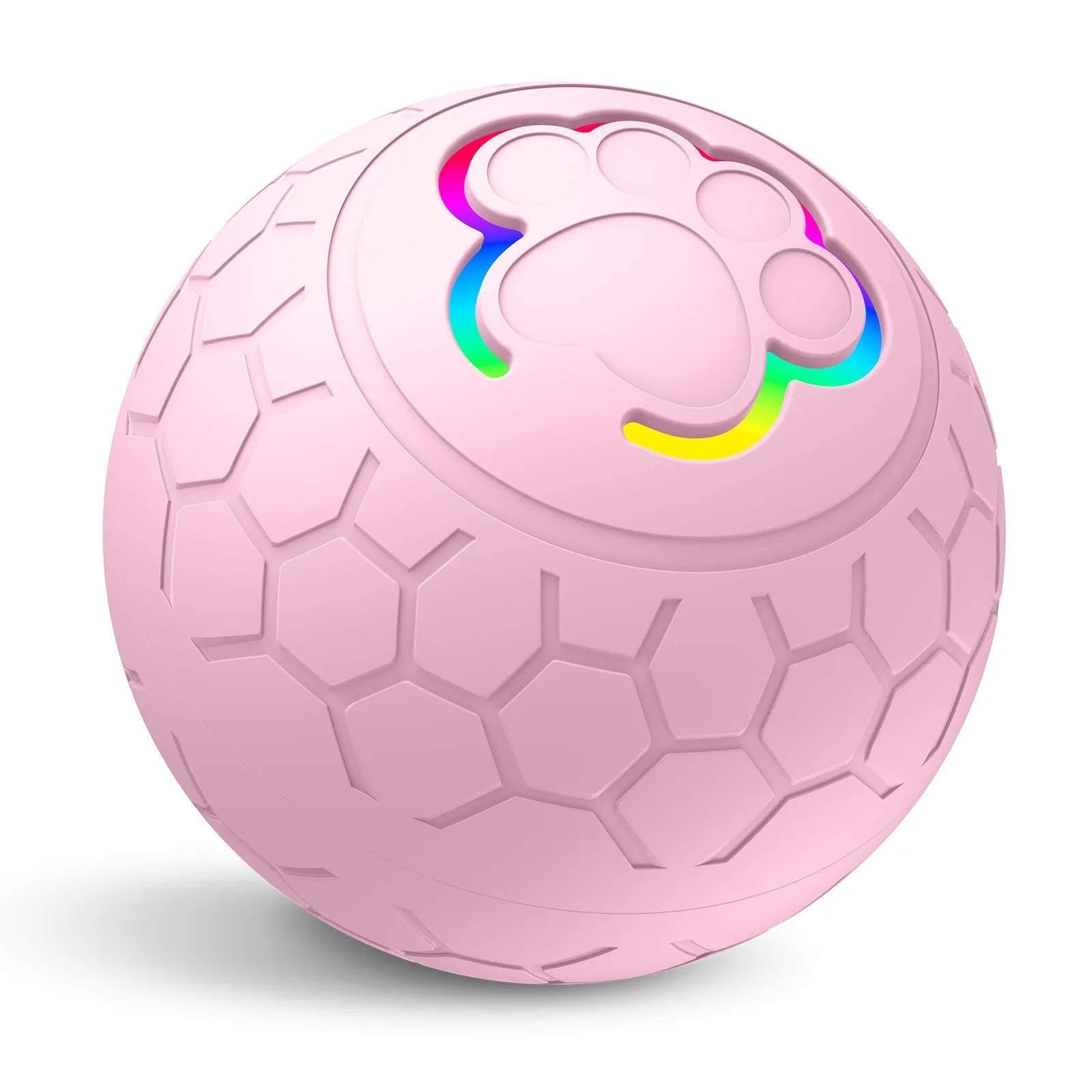 Smart Interactive Dog Toy Ball USB Rechargeable Automatic Bouncing Pet Toy with Lights