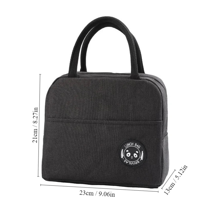 Insulated Lunch Bag Bento Pack Aluminum Foil Meal Bag Ice Pack Student Lunch Handbag