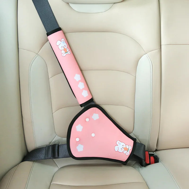 Child Car Seat Belt Shoulder Guard Safety Belt Adjuster for Neck Protection