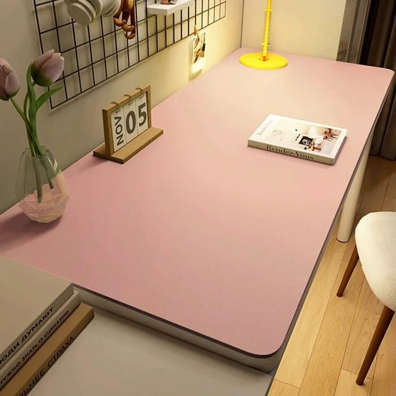 Leather Table Mat Waterproof Desk Protector Anti Slip Keyboard Mouse Pad Large
