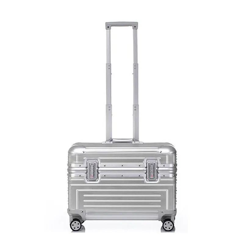 Aluminum Camera Trolley Suitcase Spinner Carry On Photography Luggage