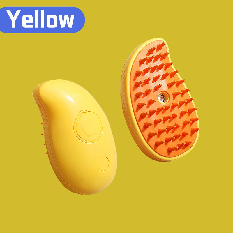 3 in 1 Pet Steam Brush for Cat Dog Grooming