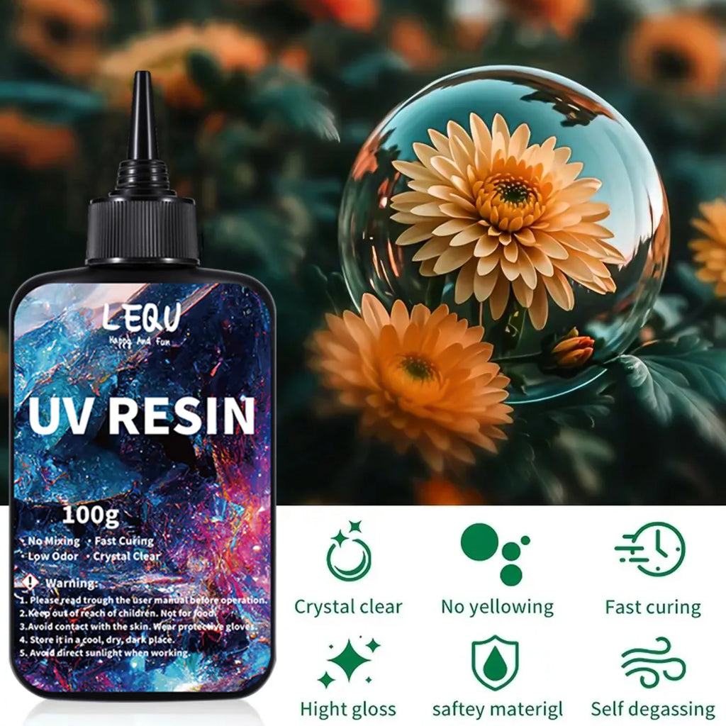 Clear UV Resin for Jewelry Making – Fast Cure Crystal Epoxy Resin