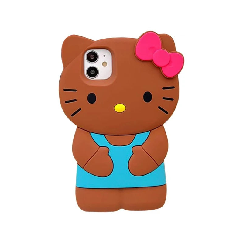 Hello Kitty 3D Cartoon Bow iPhone Case