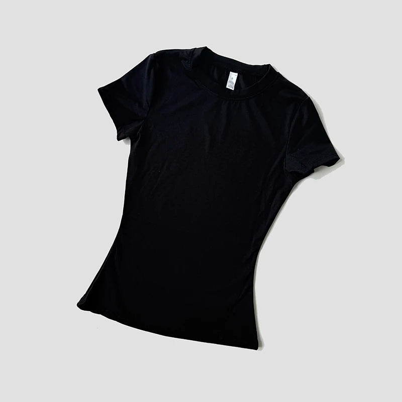 Women Seamless Yoga Top Short Sleeve Gym Running Shirt