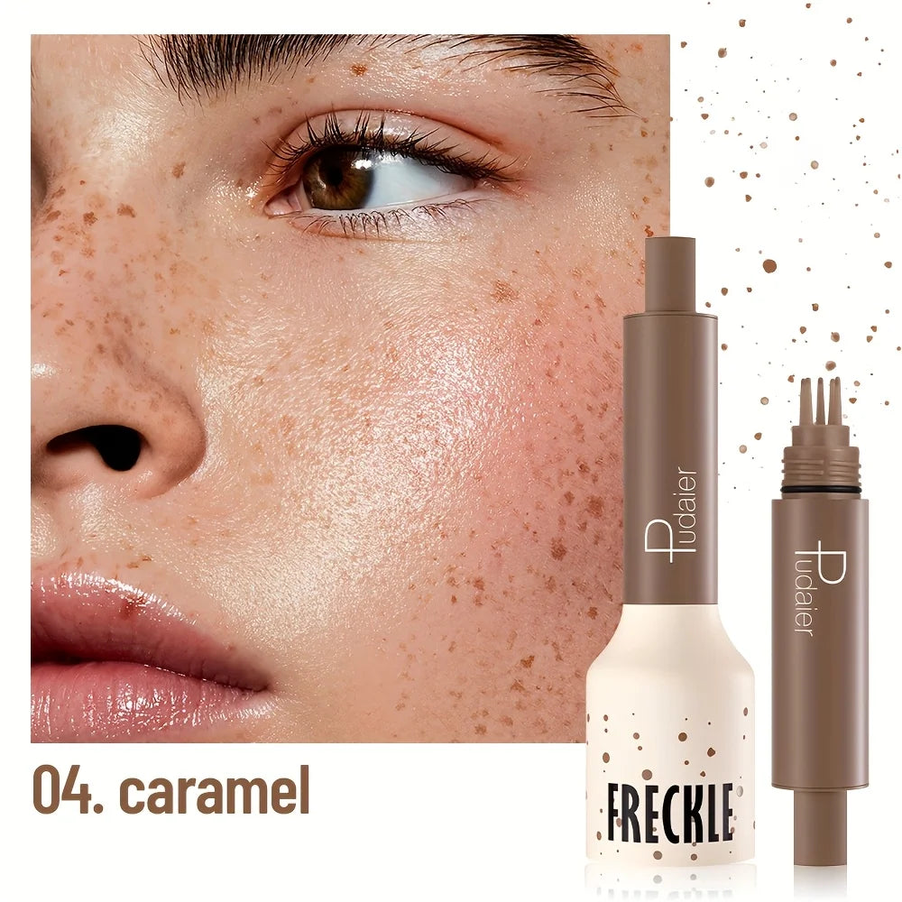 Freckle Stamp Makeup Pen – Natural Fake Freckles Waterproof Long Lasting Beauty Tool