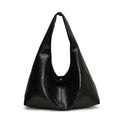 Women Large Black Hobo Shoulder Bag Soft Leather Tote Crossbody Travel Handbag