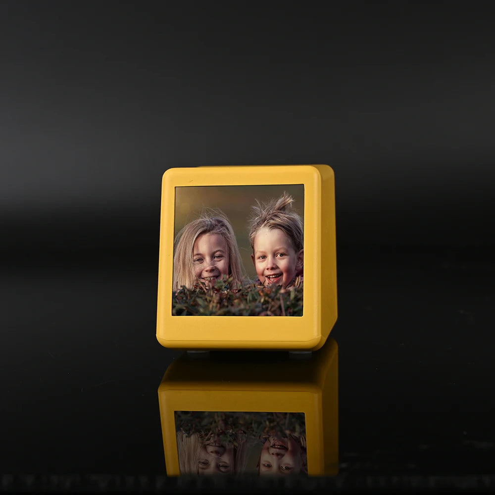 Smart Weather Clock WiFi Digital Photo Frame Animation Display Desktop Decor