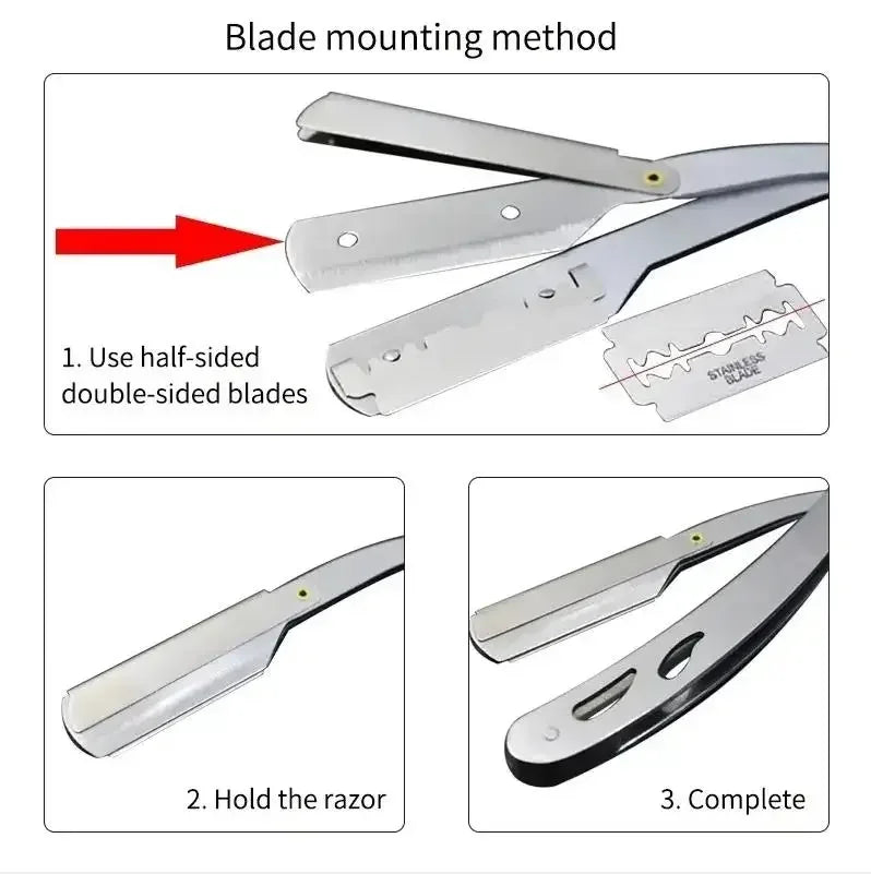 Barber Straight Razor Men