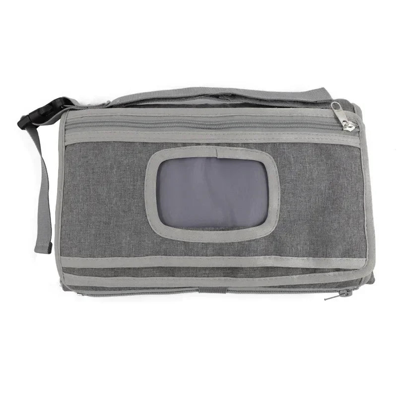 Portable Baby Diaper Changing Pad Waterproof Travel Mat with Pockets