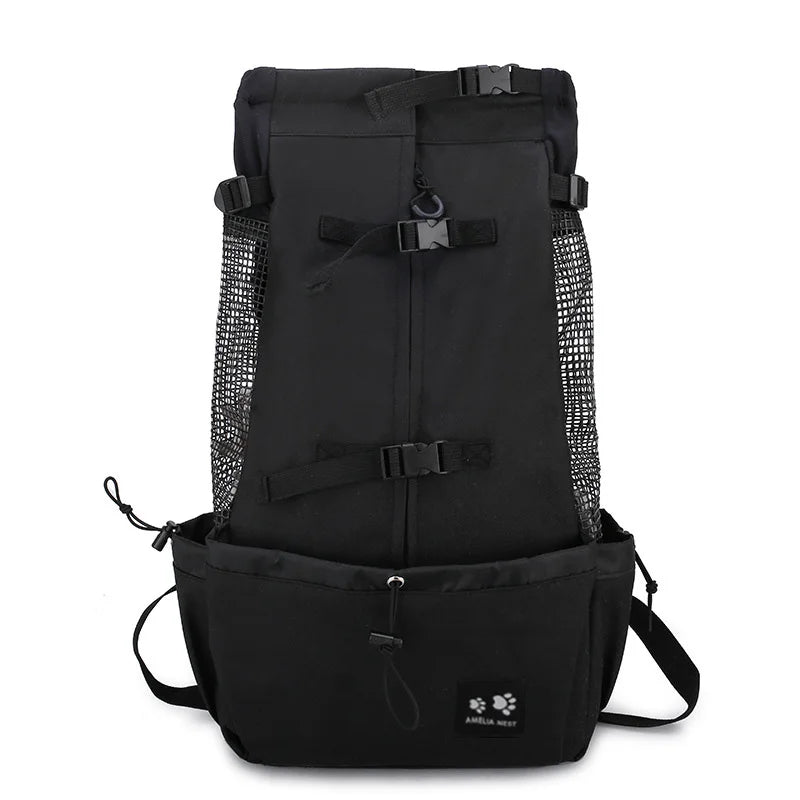 Breathable Dog Carrier Backpack Strong Nylon Pet Travel Backpack