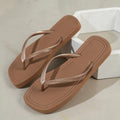 Women EVA Flip Flops Lightweight Non Slip Beach Flat Sandals