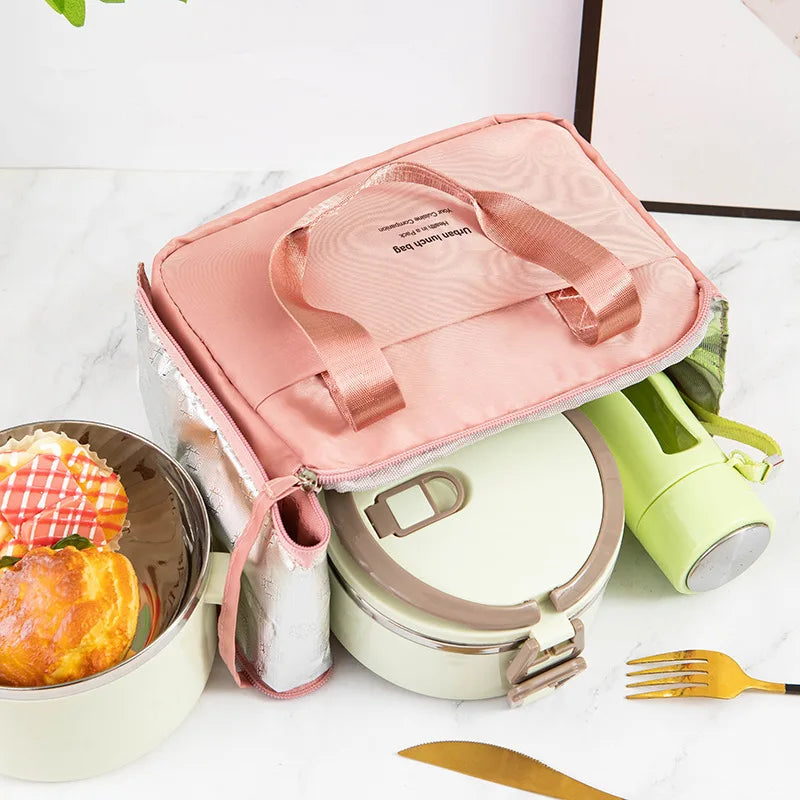 Insulated Lunch Bag Waterproof Thermal Lunch Box for Office and Students
