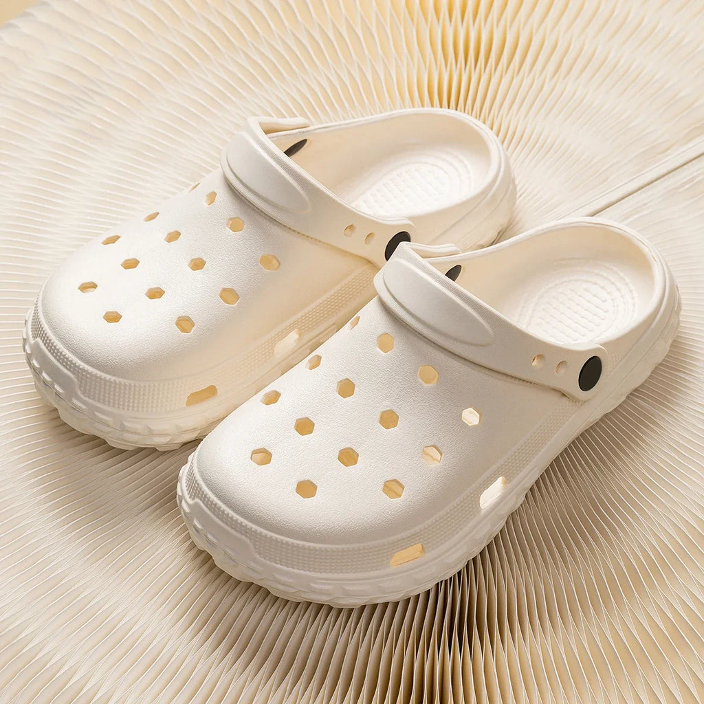 Thick Sole EVA Clogs Non Slip Waterproof Beach Pool Slippers Comfortable Indoor Outdoor Sandals for Men Women