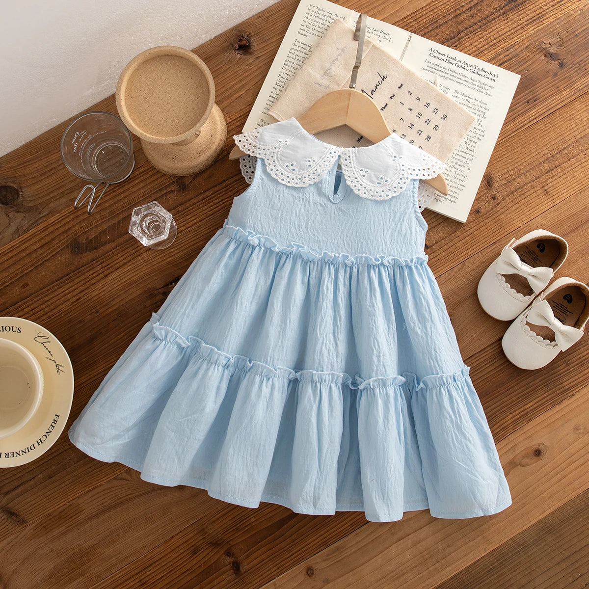 Baby Girl Summer Cotton Sleeveless Dress