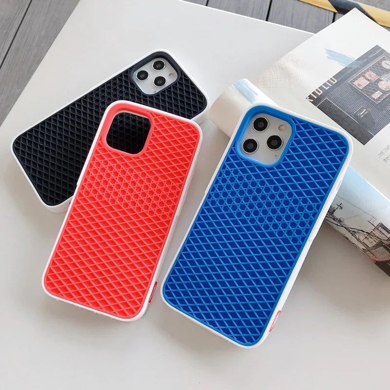 Waffle Sole Silicone iPhone Case
