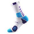 High Top Basketball Socks Cushioned Terry Breathable Moisture Wicking Sports Socks