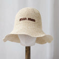 Wide Brim Straw Sun Hat for Women Foldable UV Beach Cap