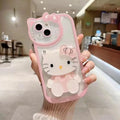 Hello Kitty Cute Cosmetic Mirror iPhone Case