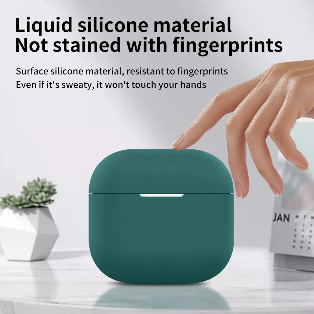 AirPods 4 Silicone Case Shockproof Wireless Charging Cover