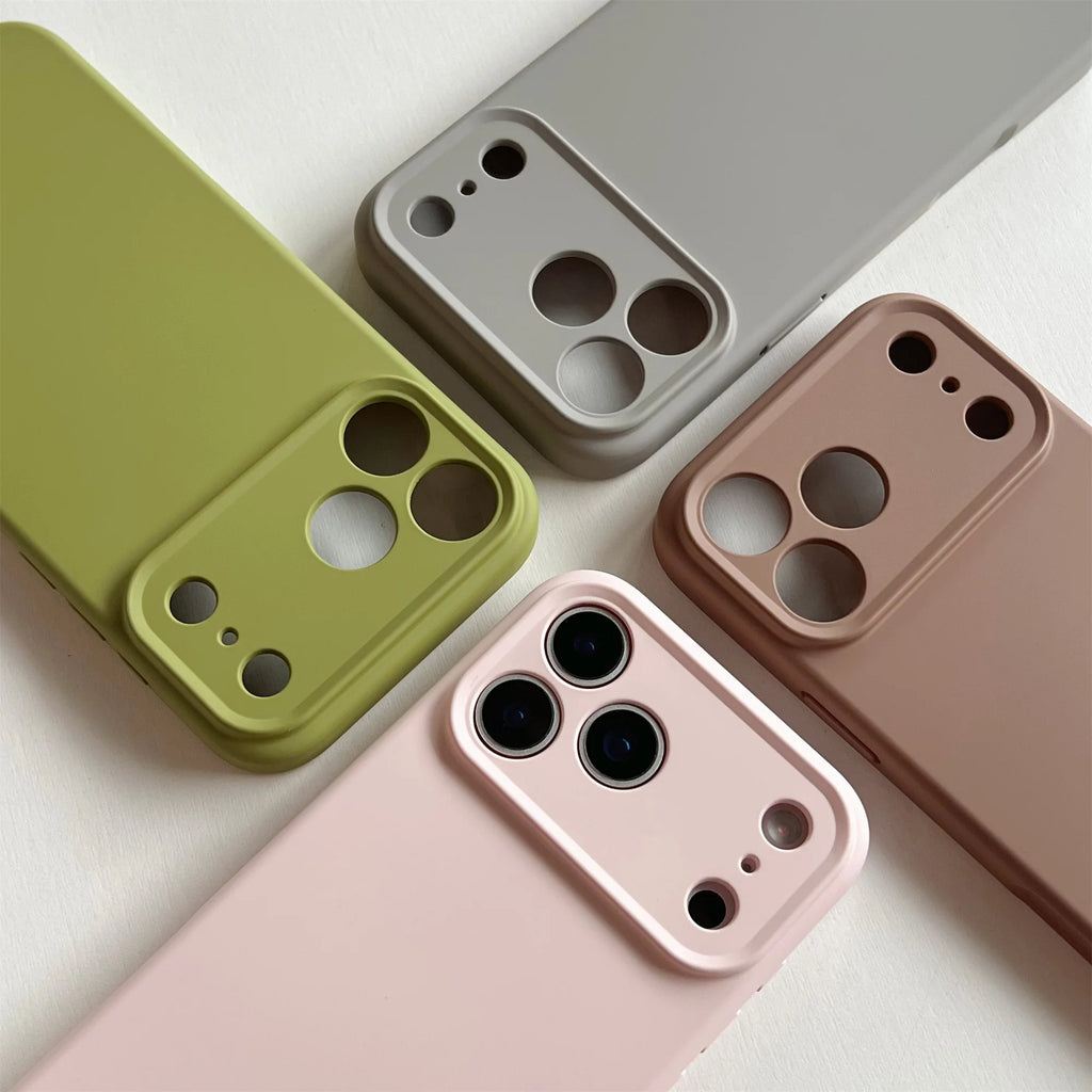 Liquid Silicone Shockproof TPU iPhone Case