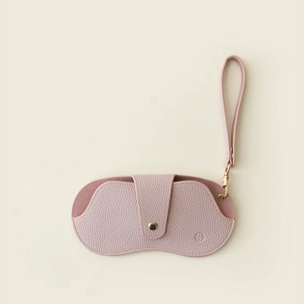 Leather Glasses Case Portable Sunglasses Storage Bag