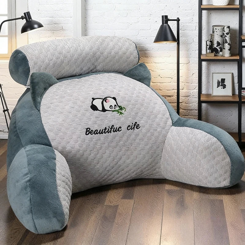Adjustable Reading Pillow Ergonomic Back Support Cushion for Bed Sofa Floor