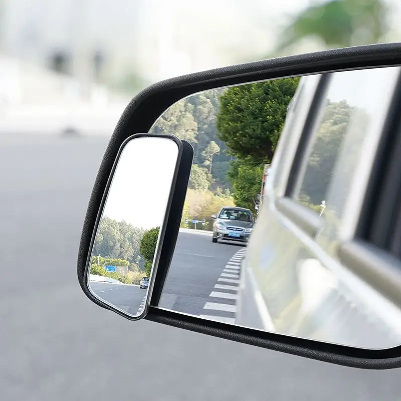 360 Degree Adjustable Blind Spot Mirror Wide Angle Convex Car Rear View Mirror Set