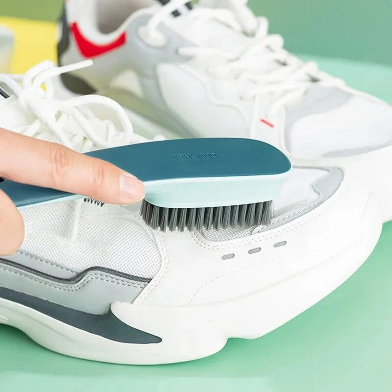 Shoe Cleaning Brush – Multi-Functional Plastic Scrubbing Brush for Clothes & Household Cleaning Accessories