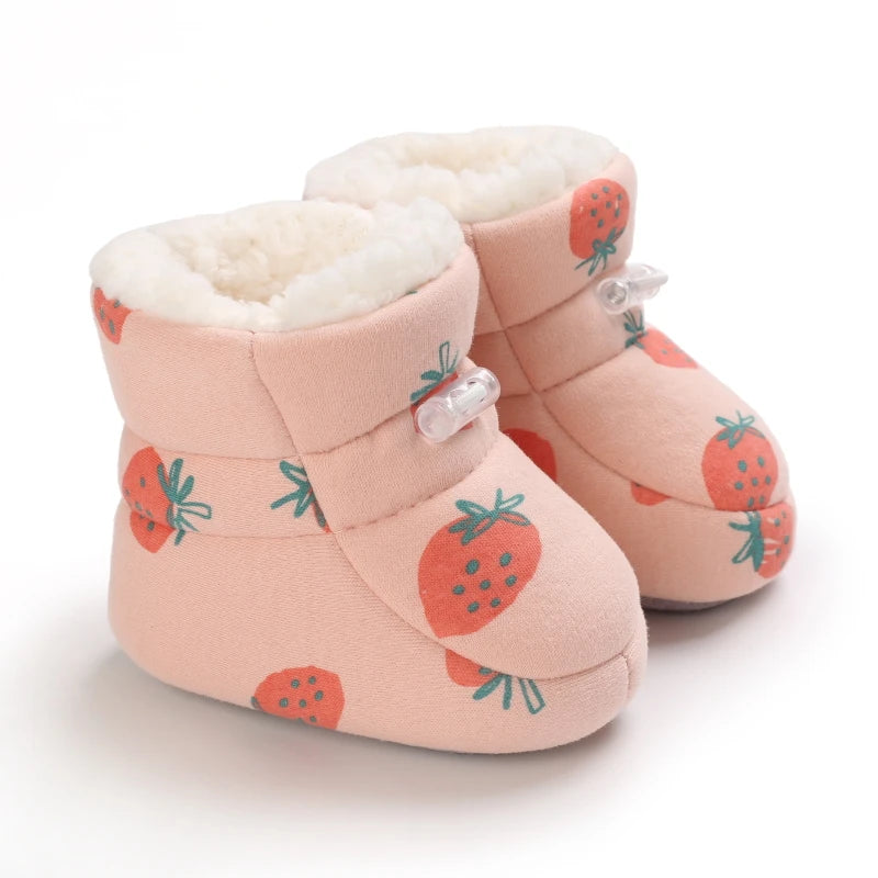 Baby Winter Cartoon Boots Soft Sole Anti Slip Toddler Shoes