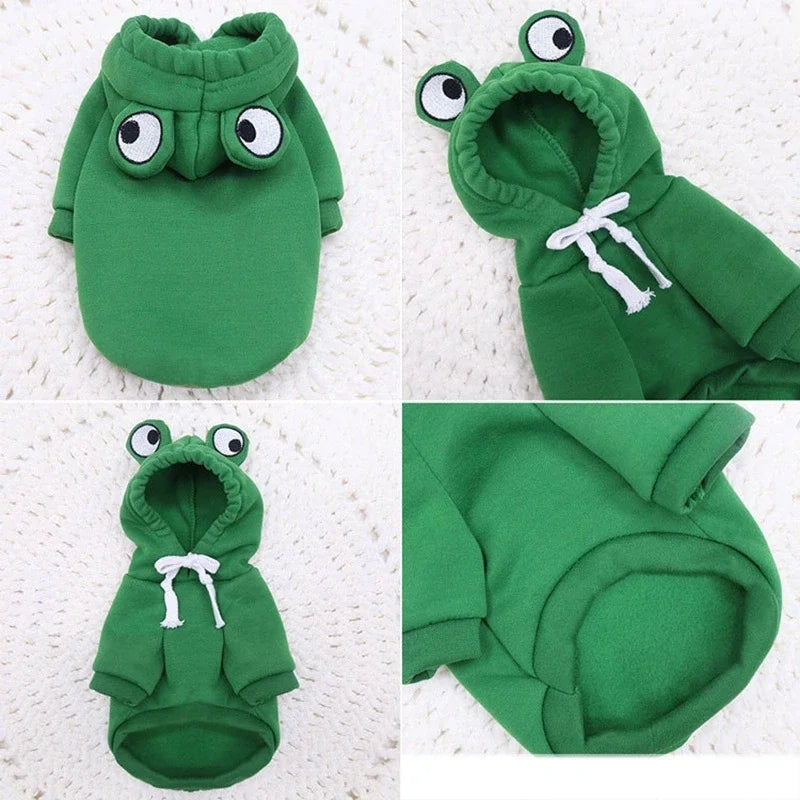 Cute Fruit Dog Hoodie Warm Fleece Pet Jacket