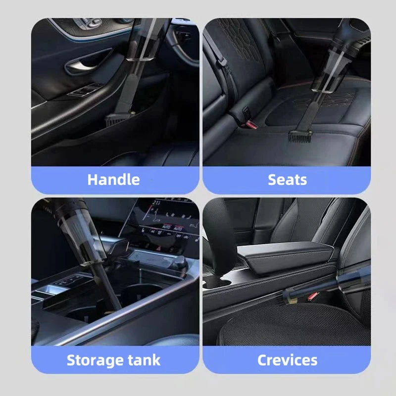 Wireless Car Vacuum Cleaner Long Handle