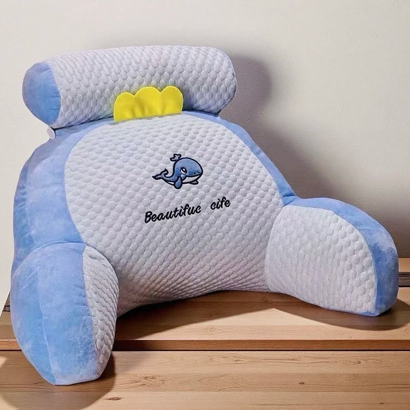 Adjustable Reading Pillow Ergonomic Back Support Cushion for Bed Sofa Floor