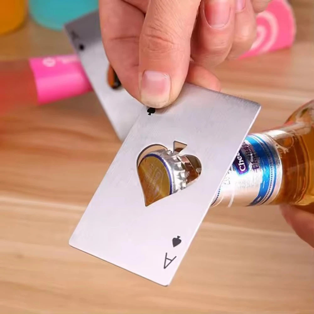 Stainless Steel Card Bottle Opener