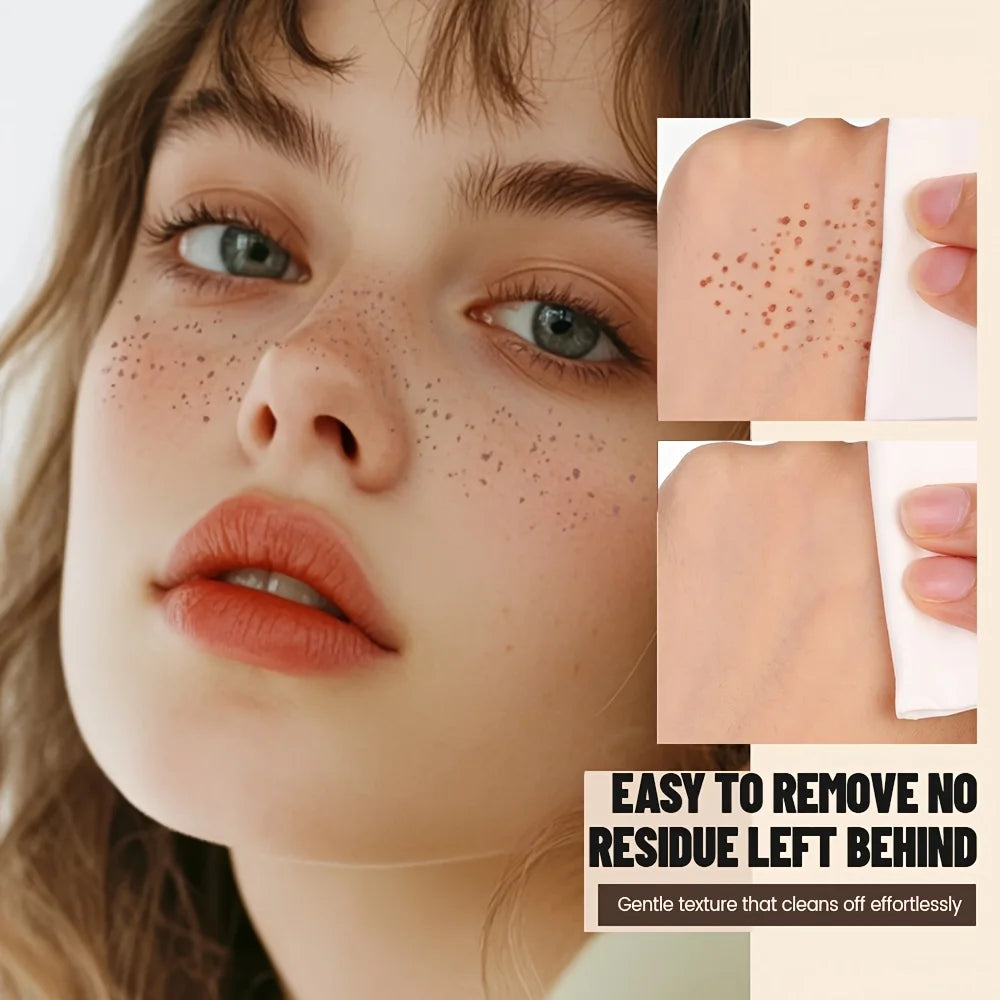 Freckle Stamp Makeup Pen – Natural Fake Freckles Waterproof Long Lasting Beauty Tool