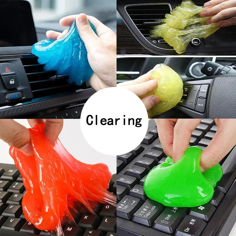 Car Cleaning Gel – Magic Dust Remover for Dashboard, Keyboard & Air Vents