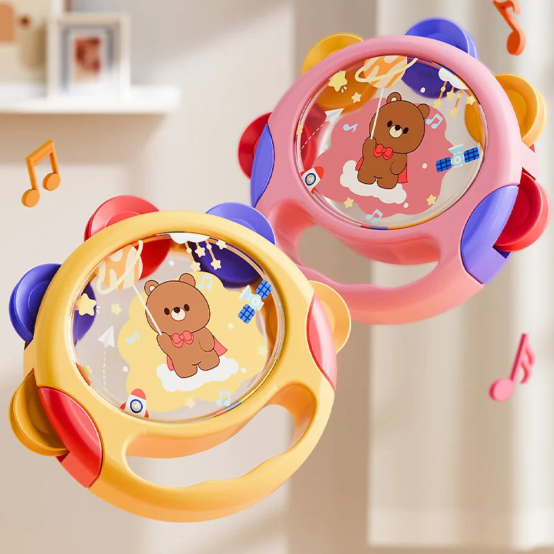 Baby Handheld Tambourine Drum Toy