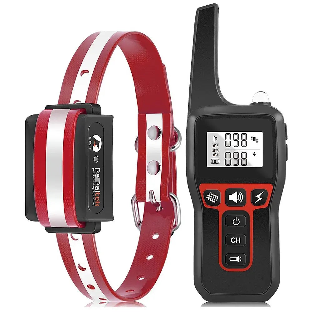 Dog Training Collar with Remote – 1000m Range, Waterproof & Rechargeable E-Collar