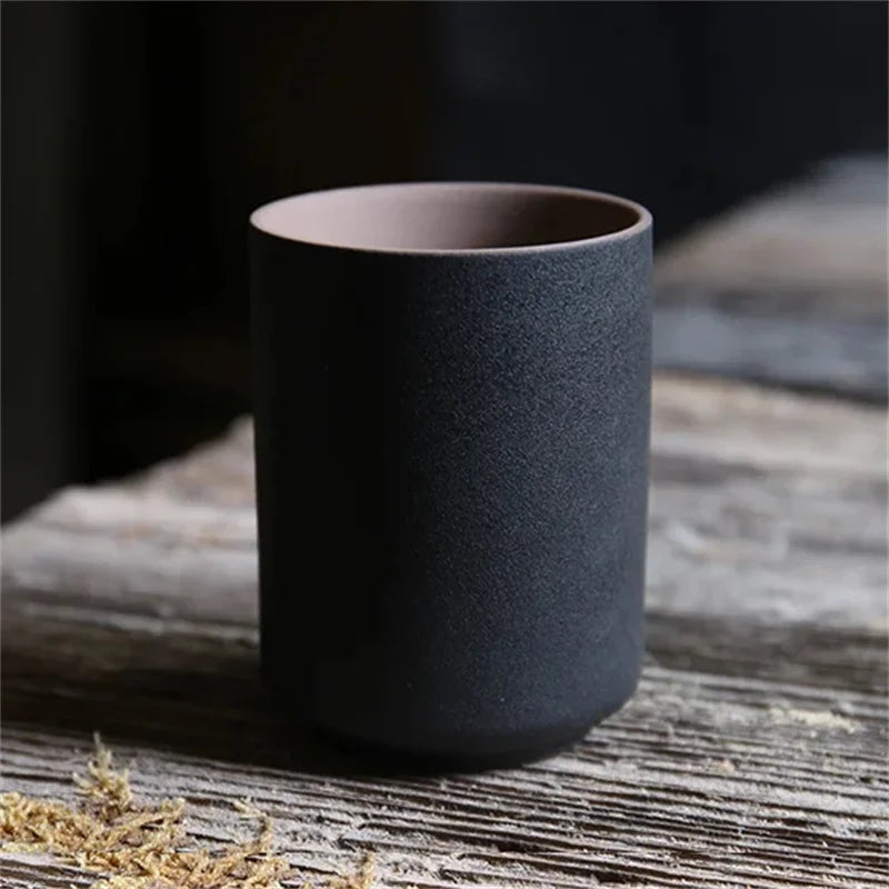 Stoneware Coffee Mug Kiln Fired Gradient Large Water Cup