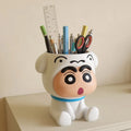 Crayon Shin Chan Pencil Case Cute Cartoon Pen Holder Desk Organizer