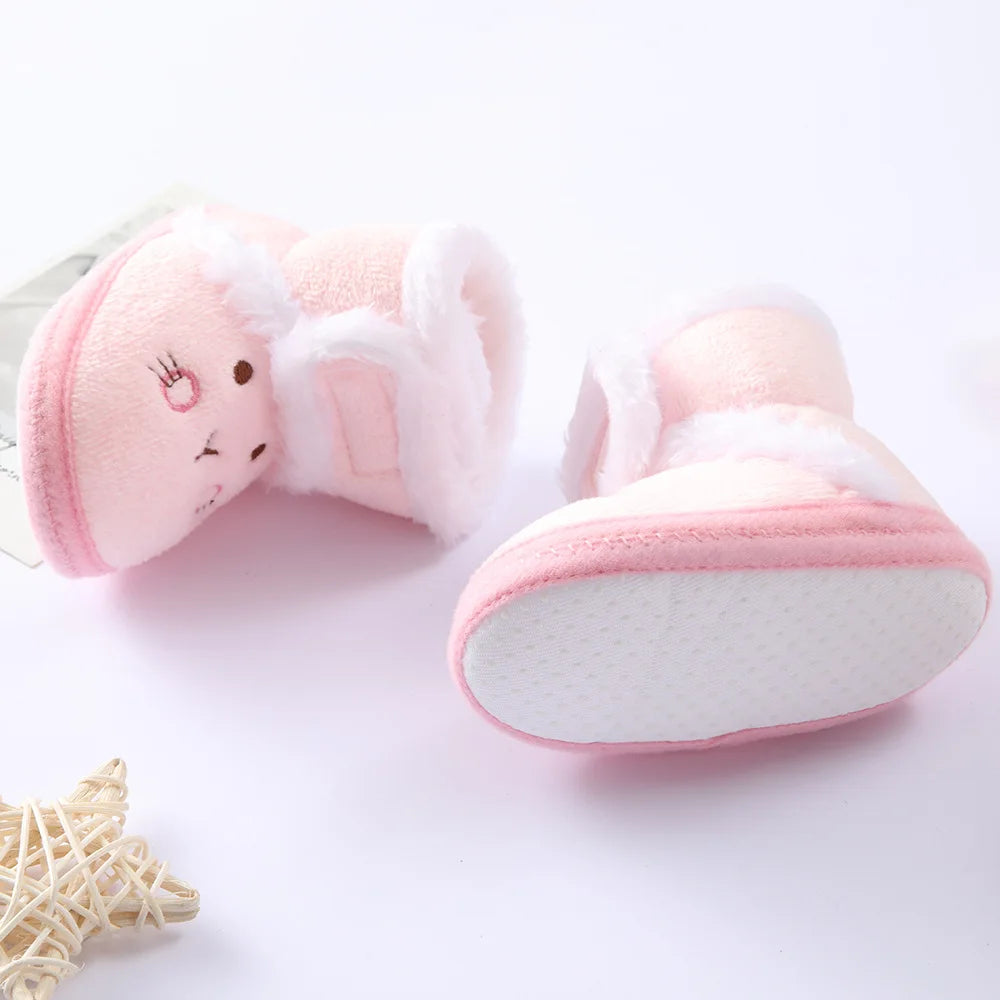 Baby Winter First Walker Shoes Warm Soft Sole 0 9 Months